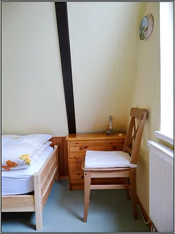 Schlafzimmer mit Einzelbett