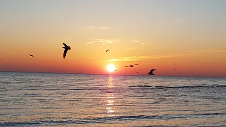 Sonnenaufgang an der Ostsee 