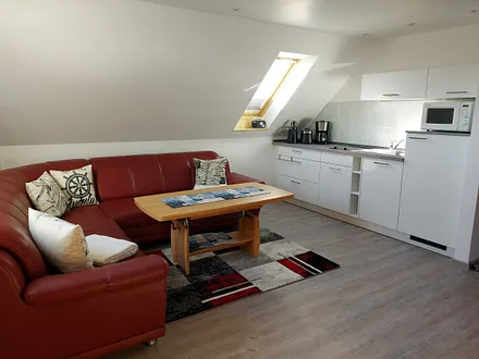 Wohnbereich mit Küchenzeile 