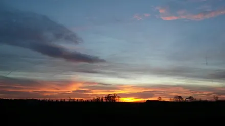 herrliche Sonnenuntergänge 