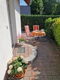 Eingang mit Sitzecke