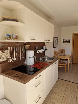 Küchenzeile im Wohnbereich