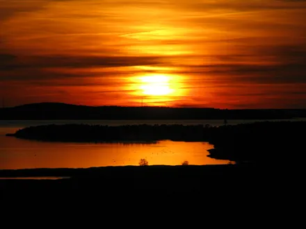 Sonnenuntergang auf Rügen