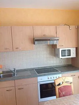 Küchenzeile im Wohnzimmer