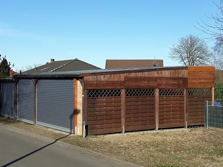 die Unterkunft für den fahrbaren Untersatz 