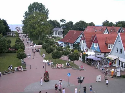 Blick zur Seebrücke