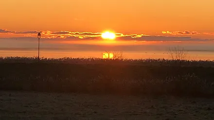 Sonnenaufgang/Zingster Strom