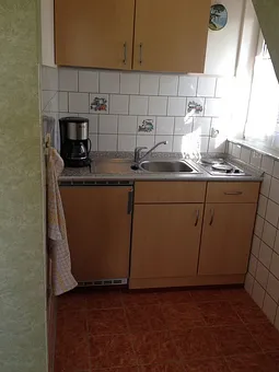 Küchenzeile im Wohnbereich