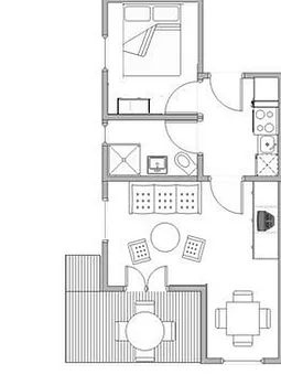 Grundriss der Wohnung