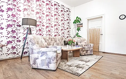 Villa See-Eck FeWo Erdgeschoss - Wohnzimmer