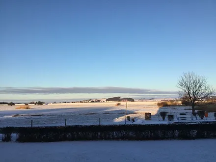 Balkonblick im Winter