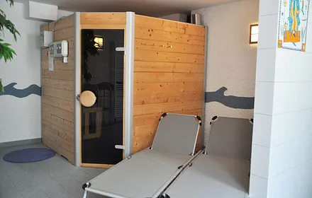 Gemeinschaftssauna im Keller, Reservierung für jede Wohneinheit separat