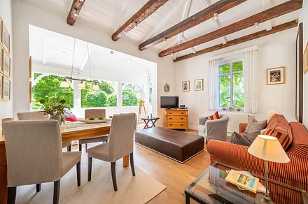 Blick zum Wintergarten