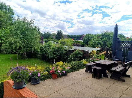 Sitzplatz auf der Terrasse 