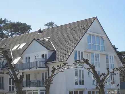 Balkonansicht Fewo Meeresrauschen an der Strandstraße