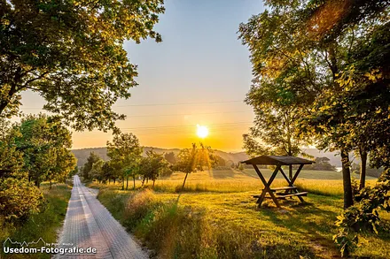 Sonnenuntergang am 7-Seen-Blick Sallenthin
