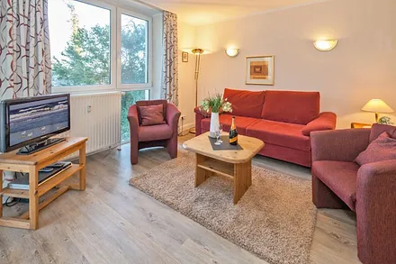 Wohnzimmer mit Schlafcouch