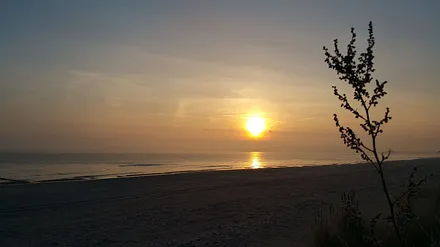 Sonnenaufgang am Heringsdorfer Strand