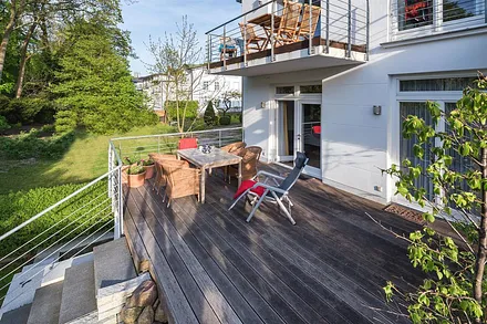 Terrasse zum Kurpark