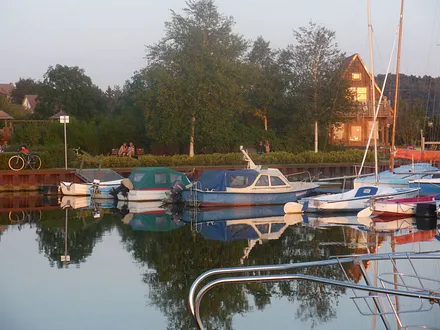 Bootshafen am Achterwasser