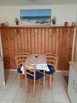 Teil der Küche, Eßecke