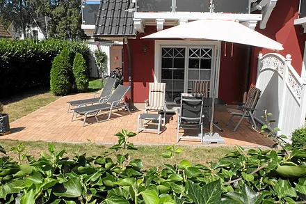 Terrasse und Garten
