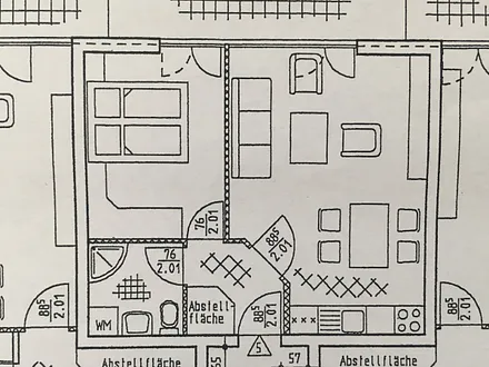 Die Wohnung - Grundriß 
