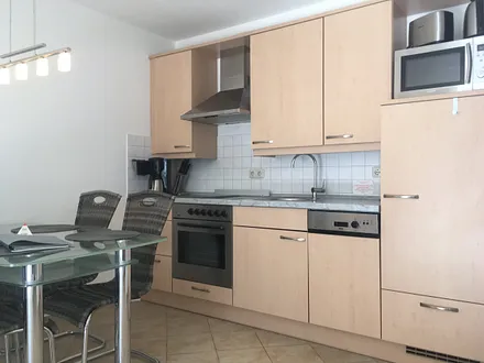 Die Küche  -  voll ausgestattet