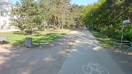 Radweg nach Heringsdorf 