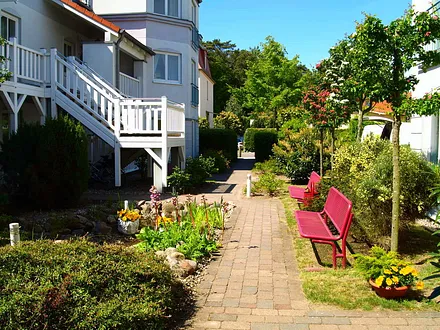 Herzlich Willkommen , Blick von der Terrasse