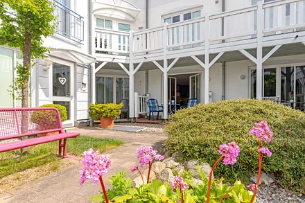 Blick auf die Terrasse