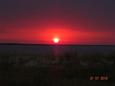 spektakuläre Sonnenuntergänge, jeden Abend anders