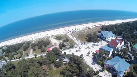Strandpromenade und Strand von Trassenheide
