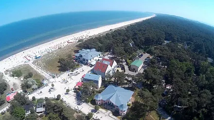 der Strand in Richtung Zinnowitz