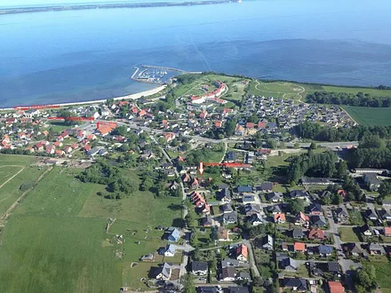 Lage der Unterkunft - Luftbild