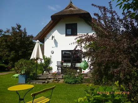 Blick auf die Terrasse