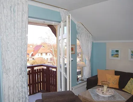 Balkone im Wohn- und Schlafbereich