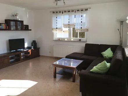 Wohnbereich mit TV und Heimkinoanlage