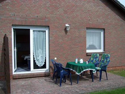 Terrasse in südwestlicher Richtung