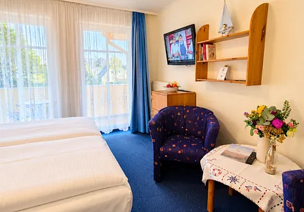 Komfortables Doppelzimmer mit Balkon
