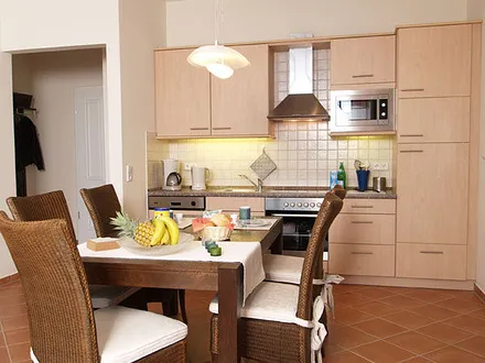 offene Küche mit Essplatz