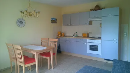 Küche und Wohnbereich