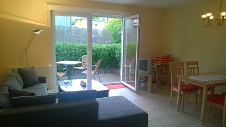 Blick auf die Terrasse