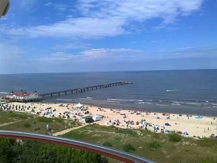 die Seebrücke von oben