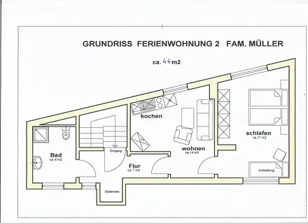 Grundriss FeWo  2
