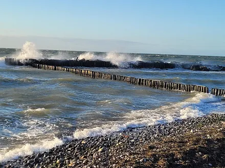Der fußläufige Naturstrand