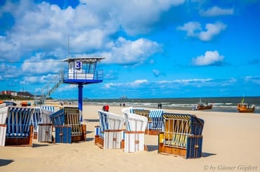 am Strand von Ahlbeck