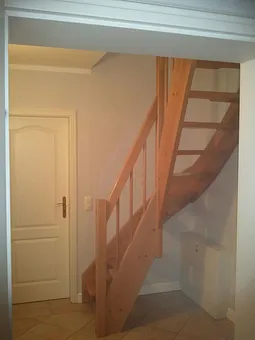 Treppe zum Mansardenzimmer 