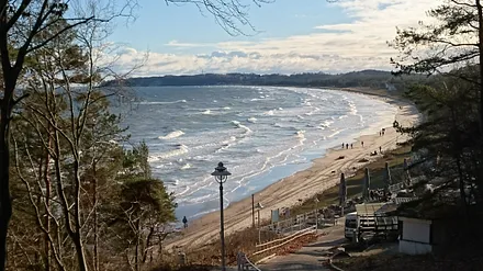 Baabe liegt an einer der schönsten Buchten Rügens