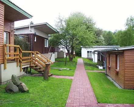 Blick in die Wohnanlage